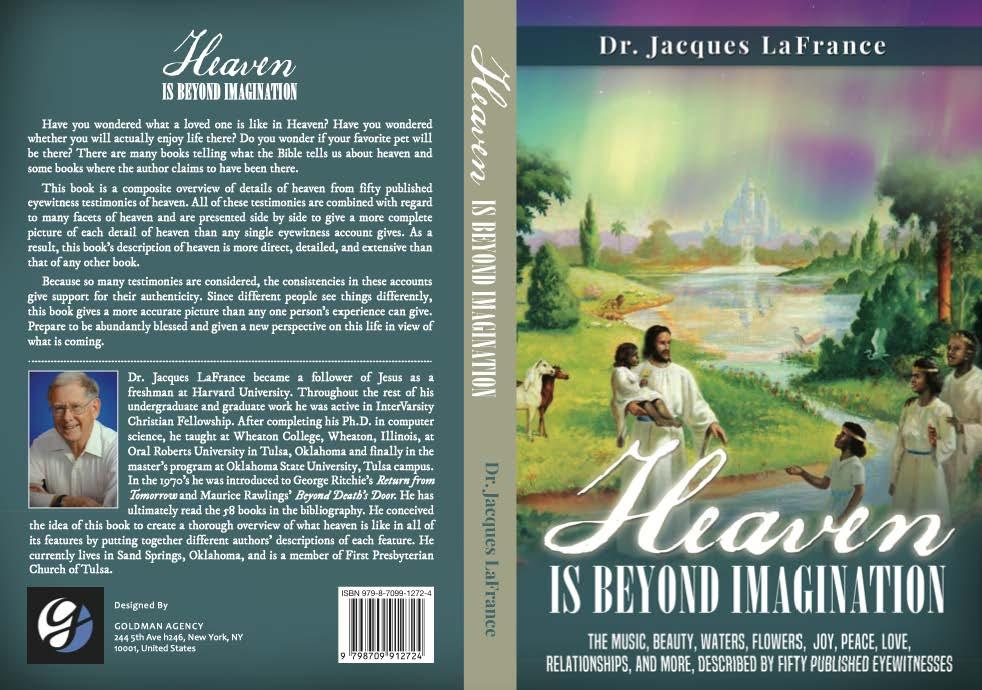 "<a href="https://www.amazon.com/Heaven-Beyond-Imagination-relationships-eyewitnesses/dp/B08WV1SF23">Heaven Is Beyond Imagination</a>": The book's latest hardback version, published in 2022. (Courtesy of Jacques LaFrance)