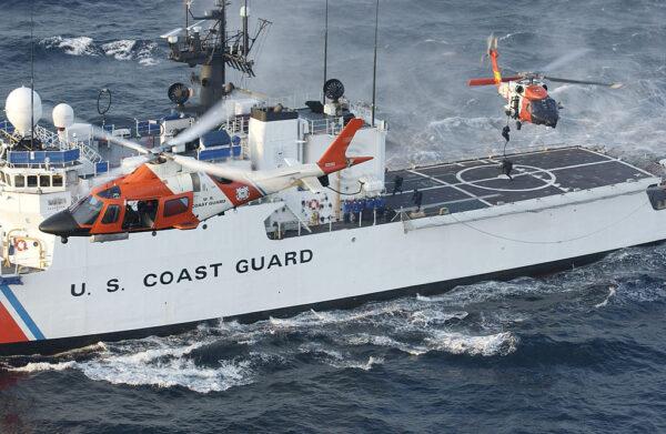 A file photo of a U.S. Coast Guard vessel. (Photo by Mike Hvozda/U.S. Coast Guard via Getty Images)