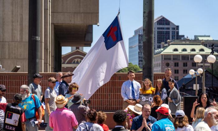Christian Flag Raised in Boston After Supreme Court Ruled Refusal Violated First Amendment