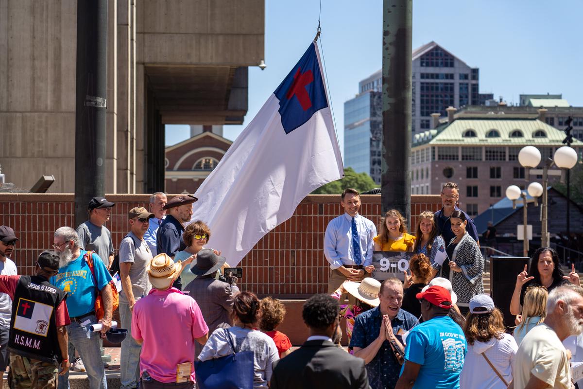 Christian Flag Raised in Boston After Supreme Court Ruled Refusal Violated First Amendment