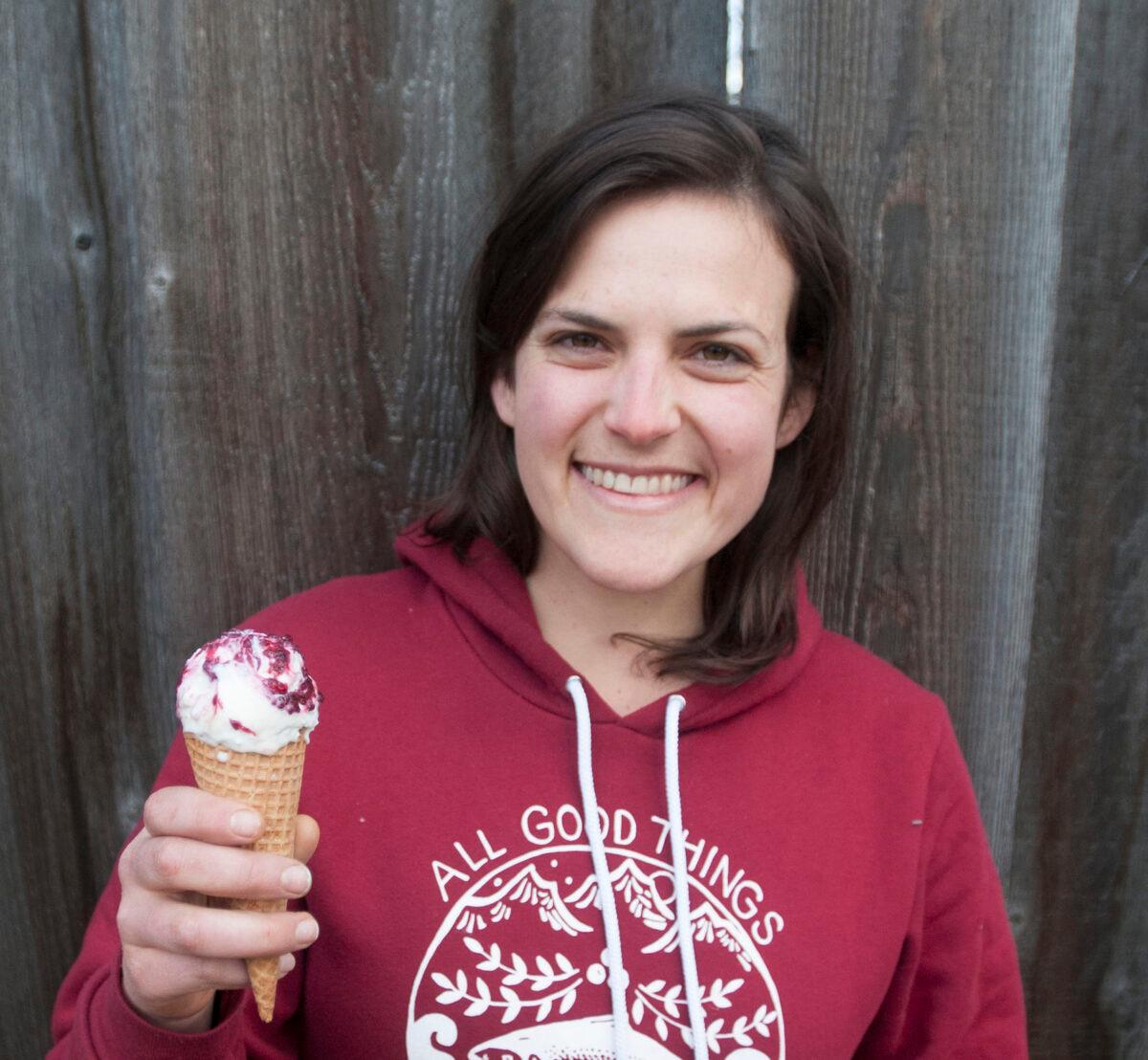 At Wild Scoops in Anchorage, Alaska, Elissa Brown and her team craft small-batch ice cream starring unique, seasonal Alaskan flavors. (Courtesy of Wild Scoops)