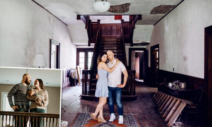 Couple Buys 109-Year-Old Mansion, Transforms It Into $900,000 Home for Their Son