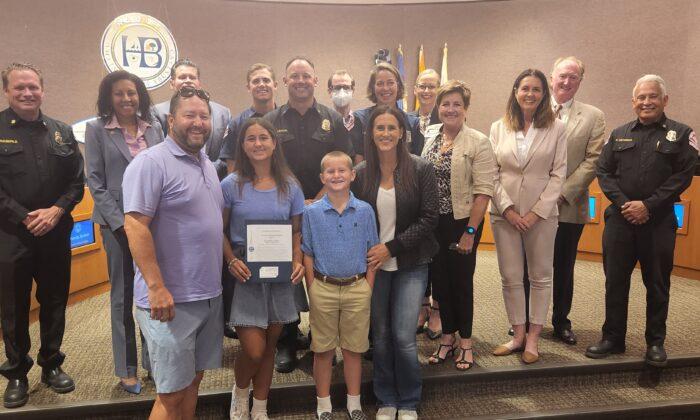 Huntington Beach Honors Junior Lifeguard for Saving 6-Year-Old Boy From Drowning