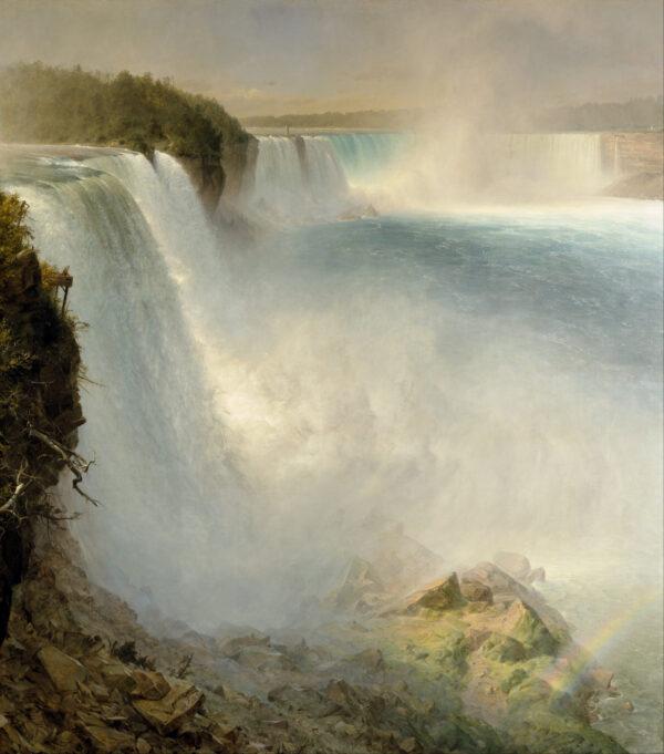 “Niagara Falls, From the American Side” by Frederic Edwin Church, 1867. Oil on canvas. Scottish National Gallery, Edinburgh. (Public domain)