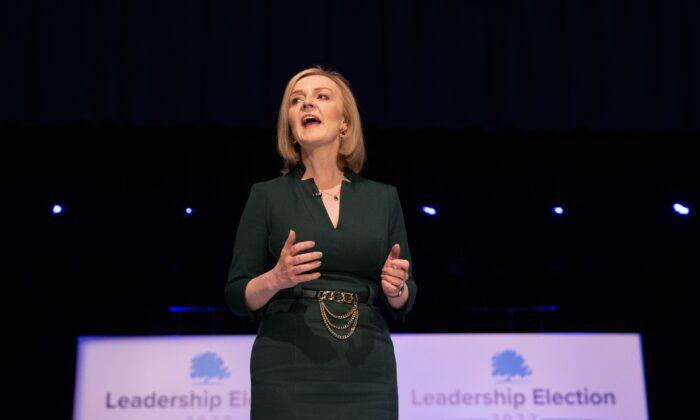 Liz Truss Vows to Crack Down on ‘Unfair Protests’ After Climate Activists Disrupt Hustings
