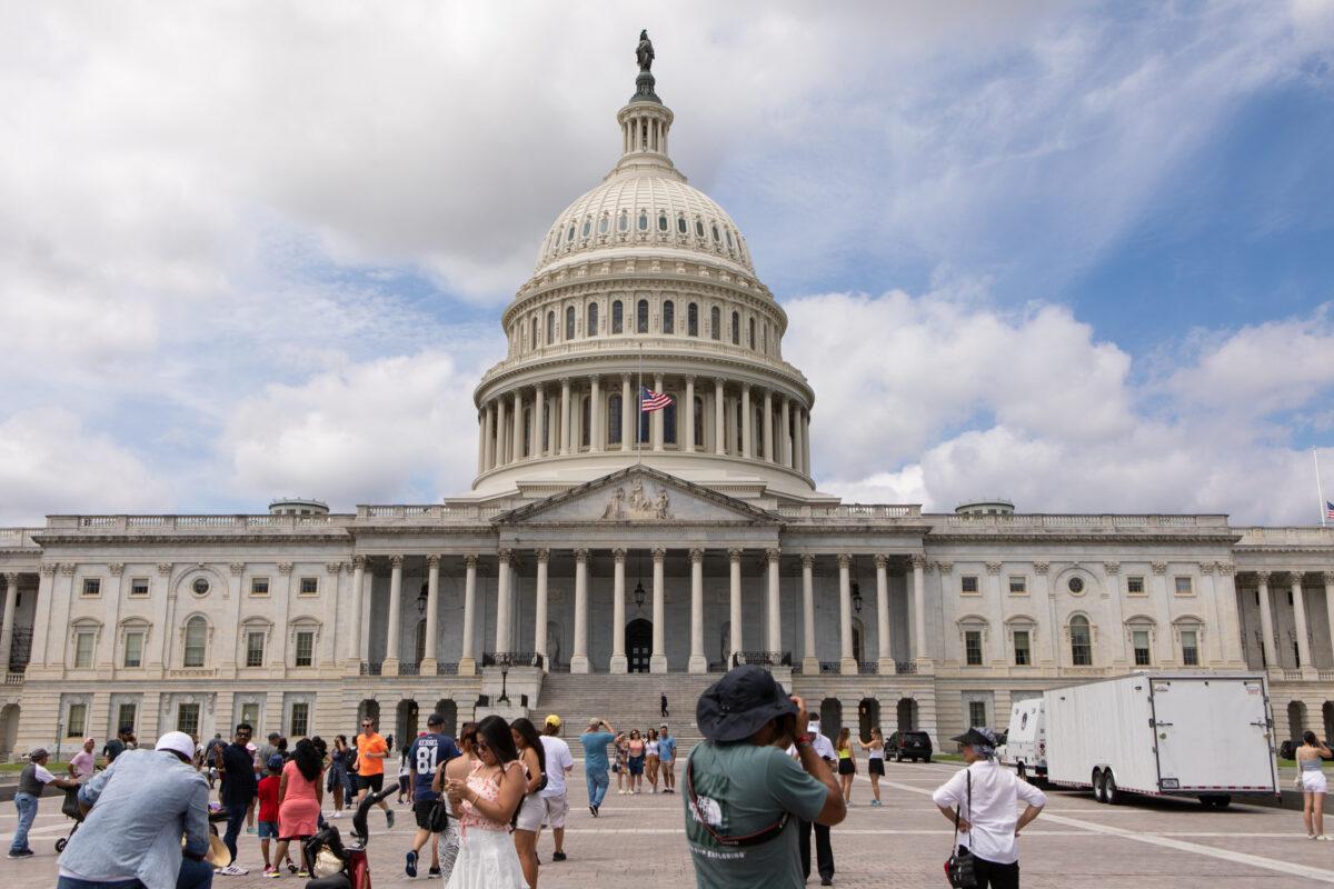 The U.S. Capitol in Washington on Aug. 6, 2022. (Anna Rose Layden/Getty Images)