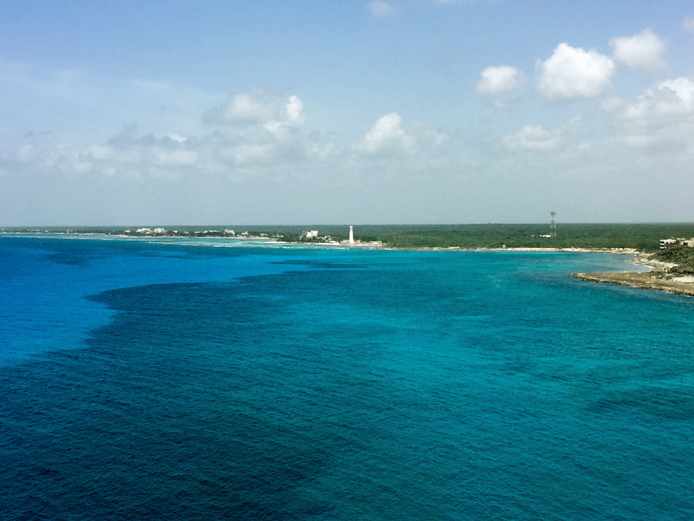 View of Costa Maya from the ship. (Courtesy of Michelle Sutter)