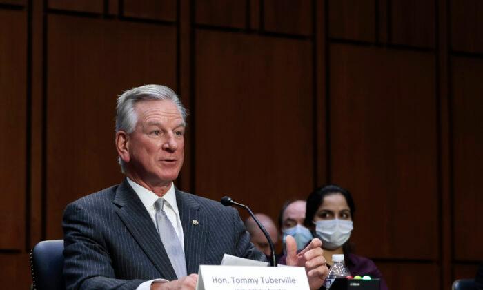 Senate Panel Adopts 'Temporary' Change to Bypass Tuberville's Military Holds