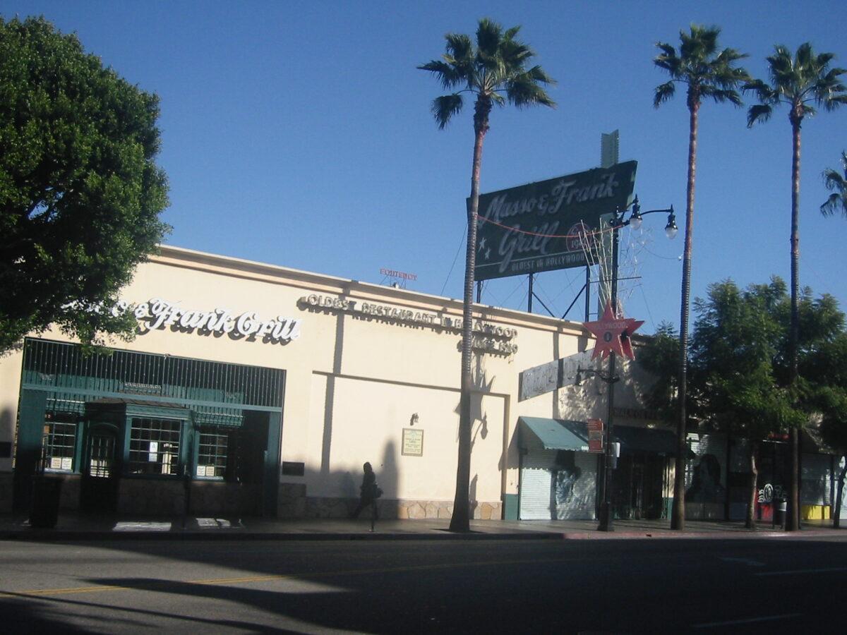 The Musso and Frank Grill in Hollywood, Calif. (Public Domain)