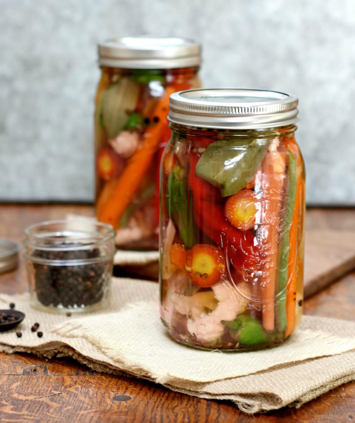 Have fun with flavoring your brine with different aromatics and spices, depending on what you are pickling. (Lynda Balslev for Tastefood)