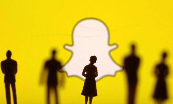 Snapchat logo in a photo illustration taken July 28, 2022. (Dado Ruvic/Illustration/Reuters)