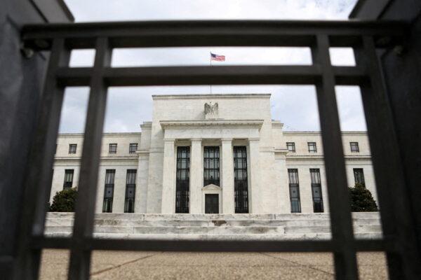 The Federal Reserve building is pictured in Washington on Aug. 22, 2018. (Chris Wattie/Reuters)