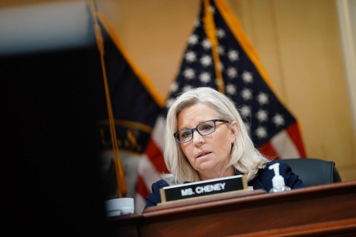 Vice Chair U.S. Representative Liz Cheney (R-Wyo.) attends the third of eight planned public hearings of the U.S. House Select Committee to investigate the Jan. 6 “attack” on the Capitol in Washington on June 16, 2022. (Sarah Silbiger/Reuters)
