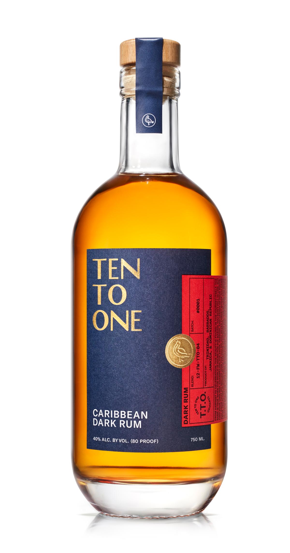 Ten To One Caribbean Dark Rum. (Courtesy of manufacturers)