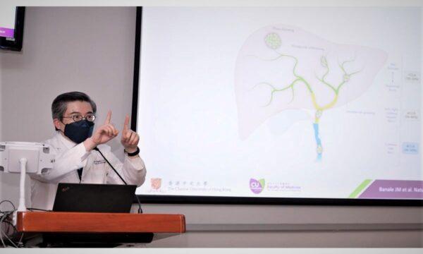 Prof. Lin Chen, Department of Oncology, Department of Oncology, Faculty of Medicine, CUHK, Professor of Oncology, Yip Family Foundation. (CUHK Communications and Public Relations Office)