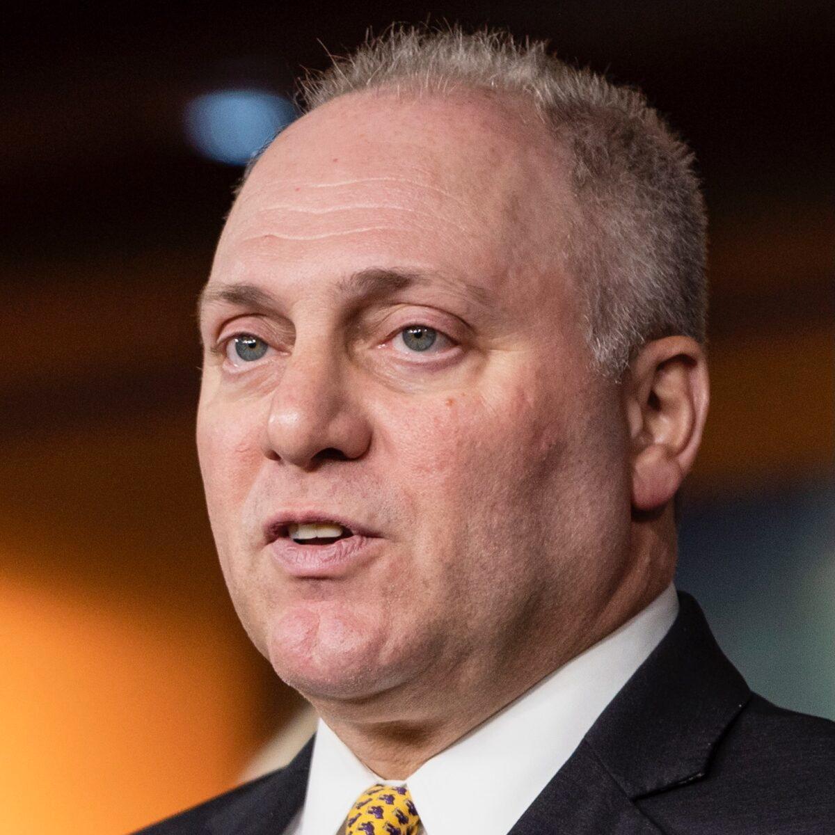 Republican Whip Rep. Steve Scalise (R-La.) speaks during a press conference at the US Capitol on in Washington on Dec. 17, 2019. (Samuel Corum/Getty Images)