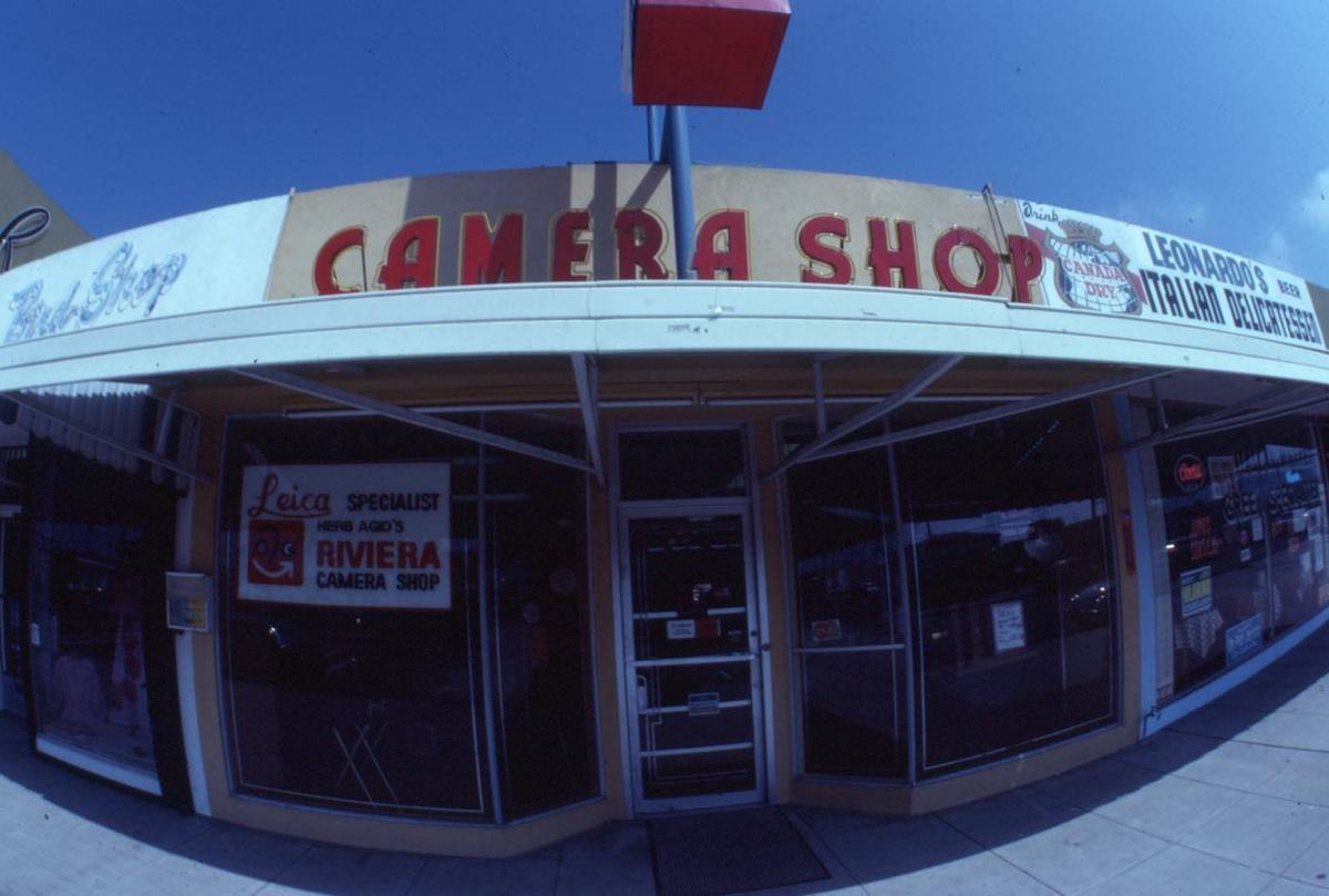 Riviera Camera Store in Redondo Beach, California. (Courtesy of <a href="https://www.instagram.com/herbsarchive/">herbsarchive</a>)