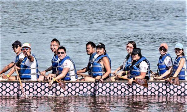 Michelle Mui, Executive Director of the Hong Kong Association in New York, hopes to unite Hongkongers overseas through dragon boat activities and develop friendships. (Courtesy of the Hong Kong Association of New York)