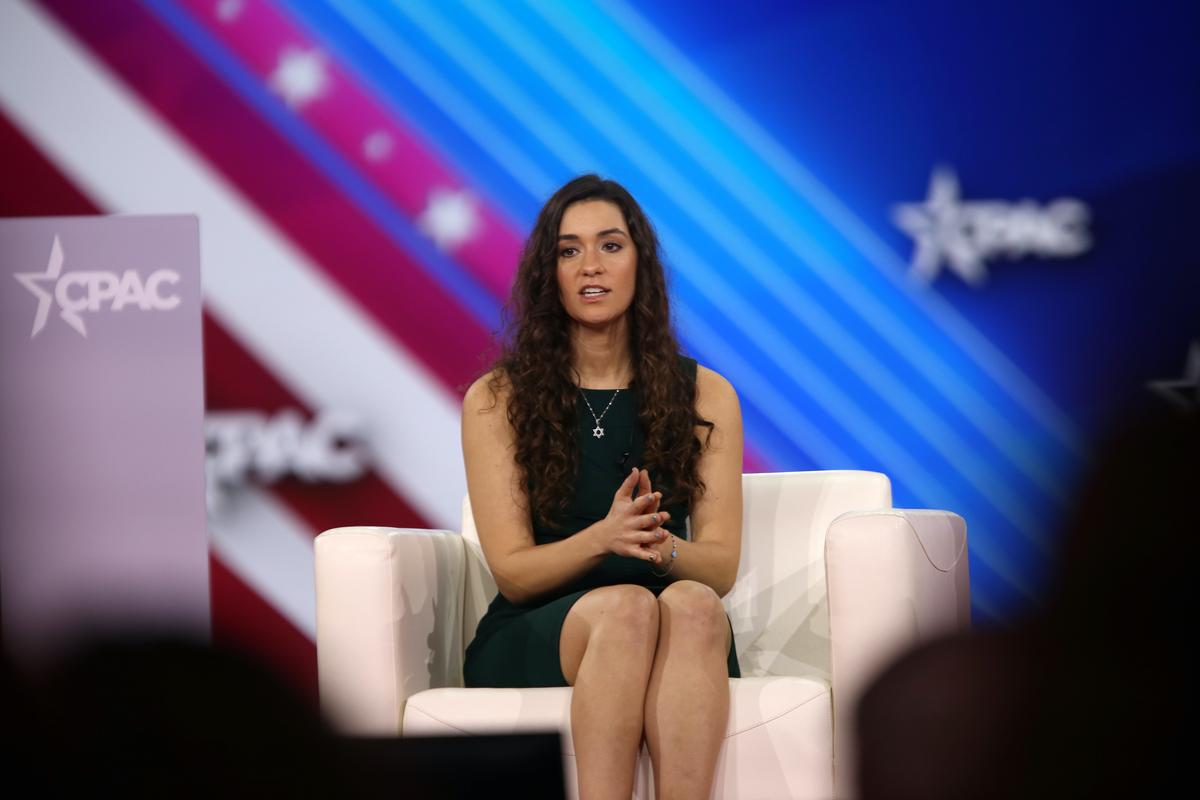 DALLAS, TX—Taylor Silverman, skateboarder, speaks at the Conservative Political Action Conference in Dallas at the Hilton Anatole August 6, 2022. (Bobby Sanchez for The Epoch Times)