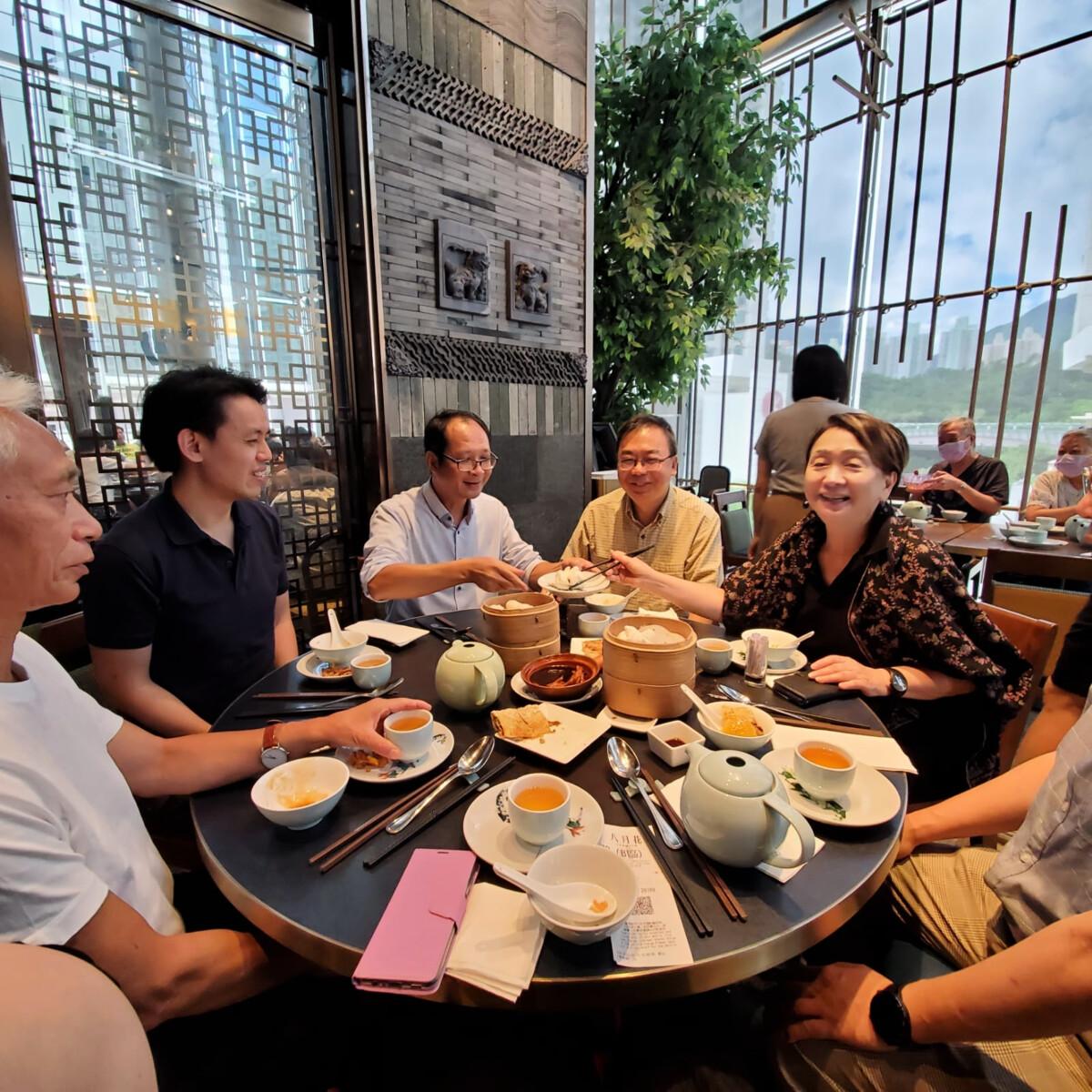 Members of the Alliance, (L-R) Leung Yiu-chung, Lo Kin-hei, chairperson of the Democratic Party, Richard Tsoi Yiu-cheong, Cheun Man-kong, and Democratic member Emily Lau Wai-hing. (FB of Lau Wai-hing)