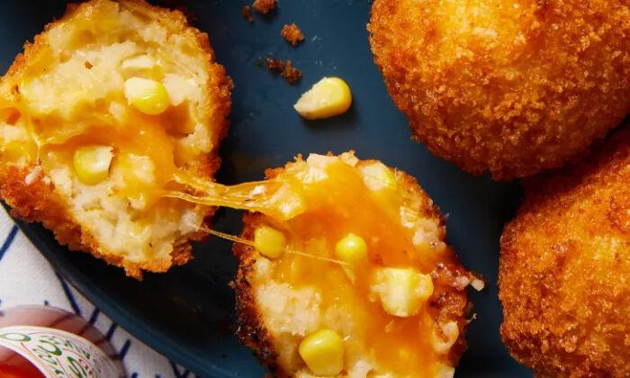 Cheesy Corn and Potato Croquettes Are a One-Bit Wonder