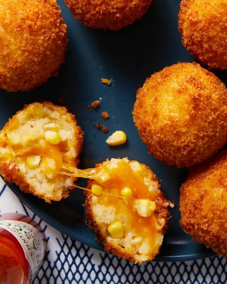 Cheesy Corn and Potato Croquettes Are a One-Bit Wonder