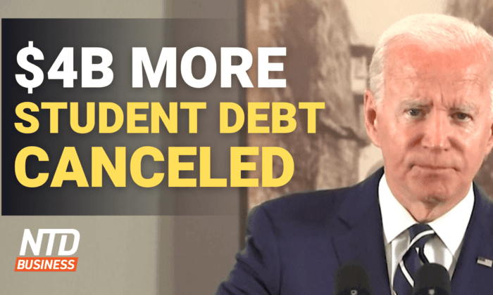 Biden Cancels $3.9B in Student Loan Debt; Housing Mkt: Hottest ZIP Codes Revealed | NTD Business