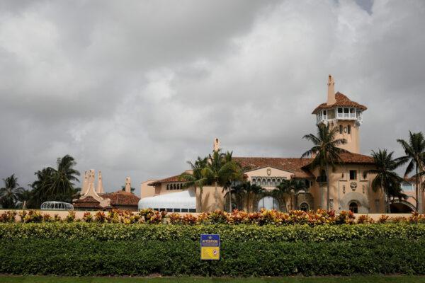 A view of former U.S. President Donald Trump's Mar-a-Lago home after Trump said FBI agents raided it, in Palm Beach, Fla., on Aug. 9, 2022. REUTERS/Marco Bello
