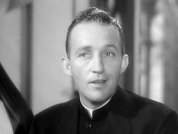 Screenshot of Bing Crosby as Father O'Malley from “The Bells of St. Mary’s.” (Public Domain)