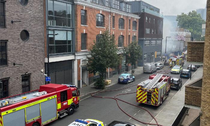 Large Blaze in Central London Railway Arch Under Control: Fire Service