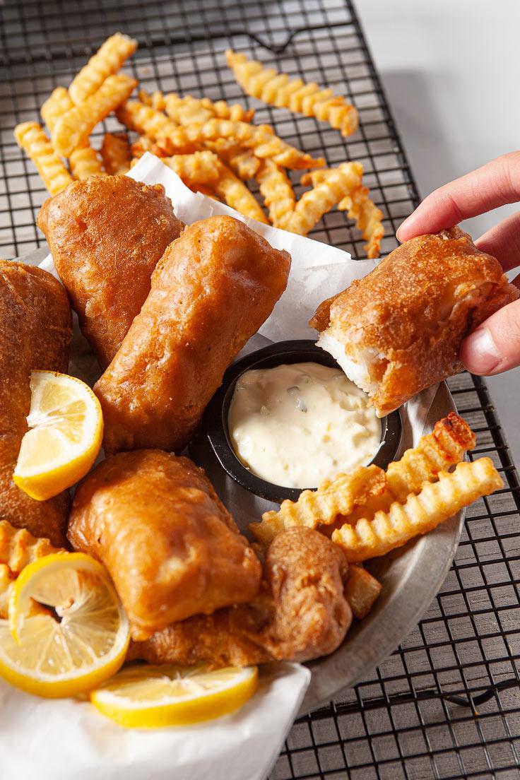 Crispy Fish and Chips – enjoy it fresh and hot.. (Courtesy of Amy Dong)
