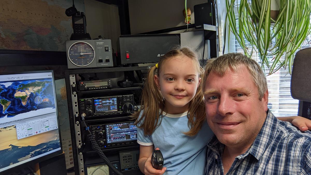 Matthew, 42, and his 8-year-old daughter, Isabella, from Broadstairs, UK. (Courtesy of Matthew Payne)