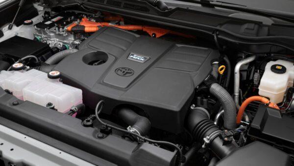 i-Force-Max Twin-Turbo V6 assisted by electric motors/generators. (Courtesy of Toyota)