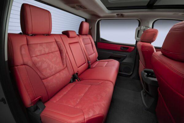 Spacious backseats. (Courtesy of Toyota)