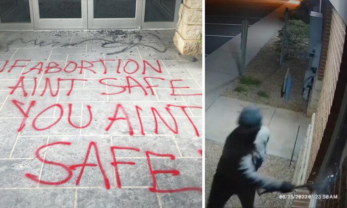 ‘It Just Spurs Us On’: Pro-Life Pregnancy Center Unfazed by Hit From Jane’s Revenge Vandals After Roe Overturned