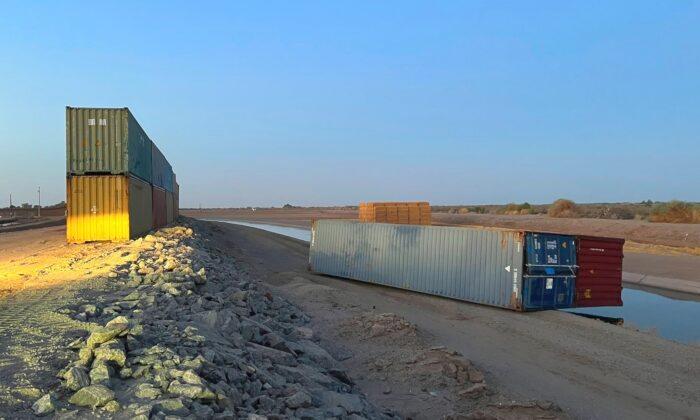 Foul Play Suspected After Makeshift Border Wall in Arizona Partly Toppled: Officials