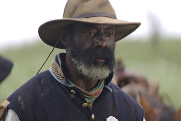 Director and star Isaiah Washington as lawman Bass Reeves hunts down the bad guys in "Corsicana." (Rose Dove Entertainment)