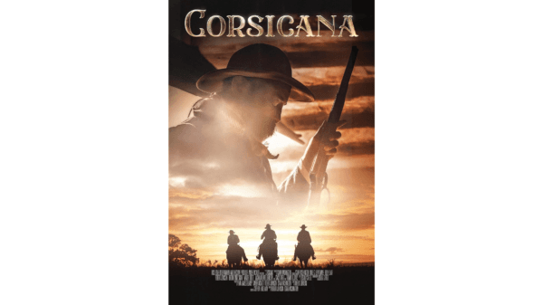 Promotional ad for "Corsicana," a story of the first black U.S. Marshal west of the Mississippi. (Rose Dove Entertainment)