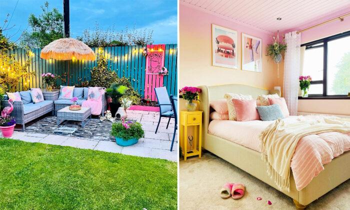 Woman Paints Her Plain Home With Vibrant Colors, Transforming It for Less Than $10,000