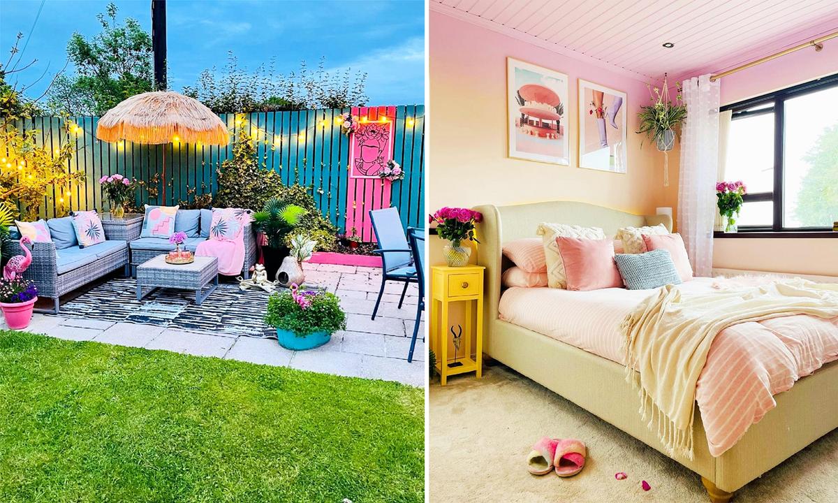 Woman Paints Her Plain Home With Vibrant Colors, Transforming It for Less Than $10,000