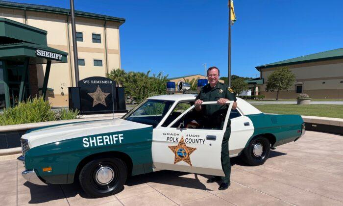 Polk County Deputies Surprise Sheriff with Replica of First Patrol Car