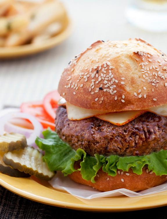 These burgers stay tender and juicy even when cooked to well-done. (Jennifer Segal)