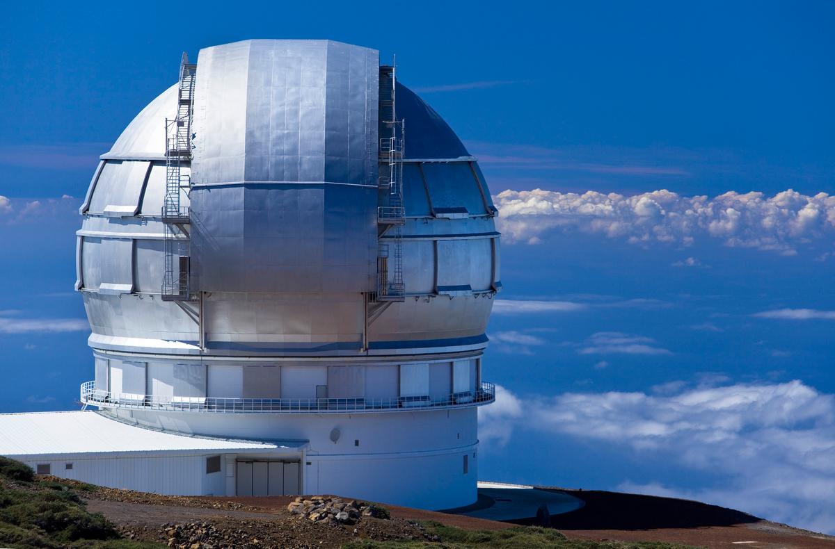 The Roque de los Muchachos Observatory is home to the largest optical telescope in the world. (Copyright VisitLaPalma.es)