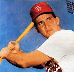 Bob Gustafson, St. Louis Cardinals in 1965. He went on to found Grace Community Church in 1970. (Courtesy, Grace Christian School)