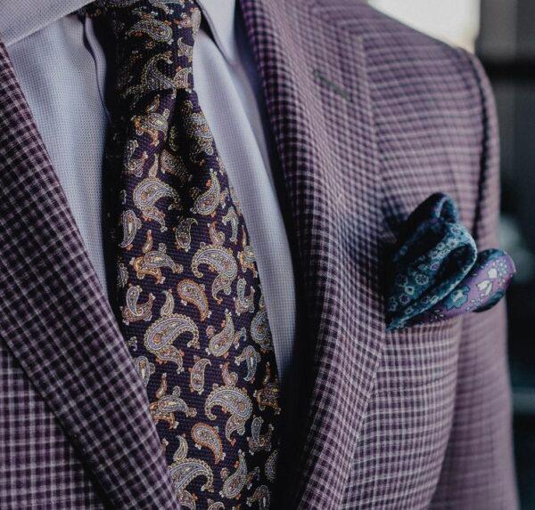 Each bespoke suit is tailored to meld flawlessly to the body of its wearer. (Courtesy of Oxxford Clothes)