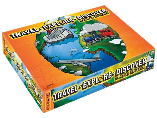 The board game “Travel Explore Discover” (Courtesy of Ava Rathenberg)