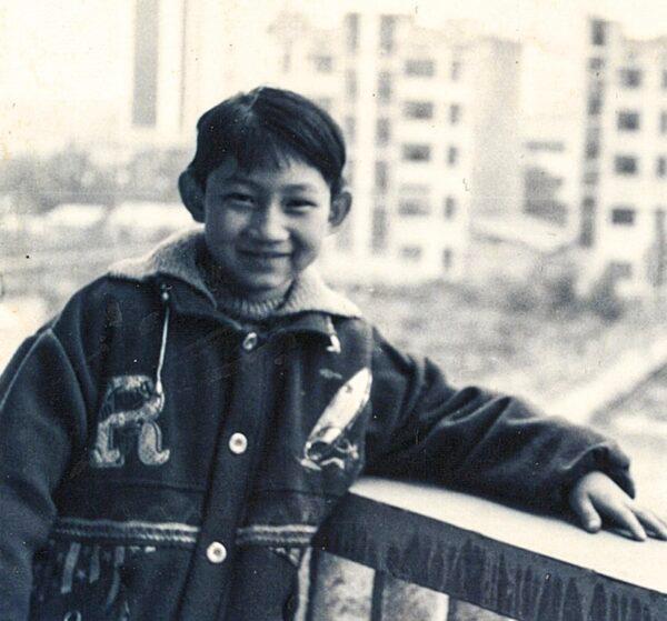 Snapshot from Wang’s childhood in China. (Courtesy of Steven Wang)