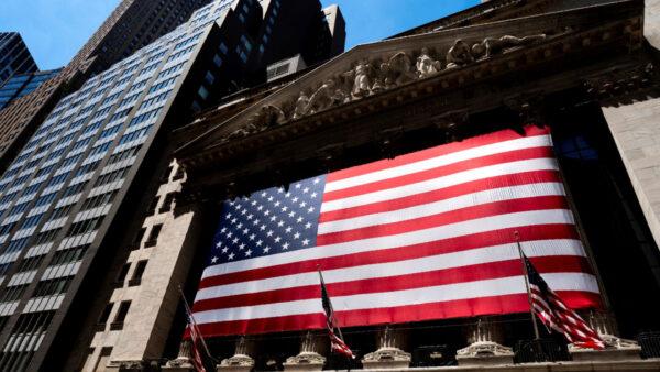 The New York Stock Exchange in New York City, on June 29, 2022. (Julia Nikhinson/AP Photo)