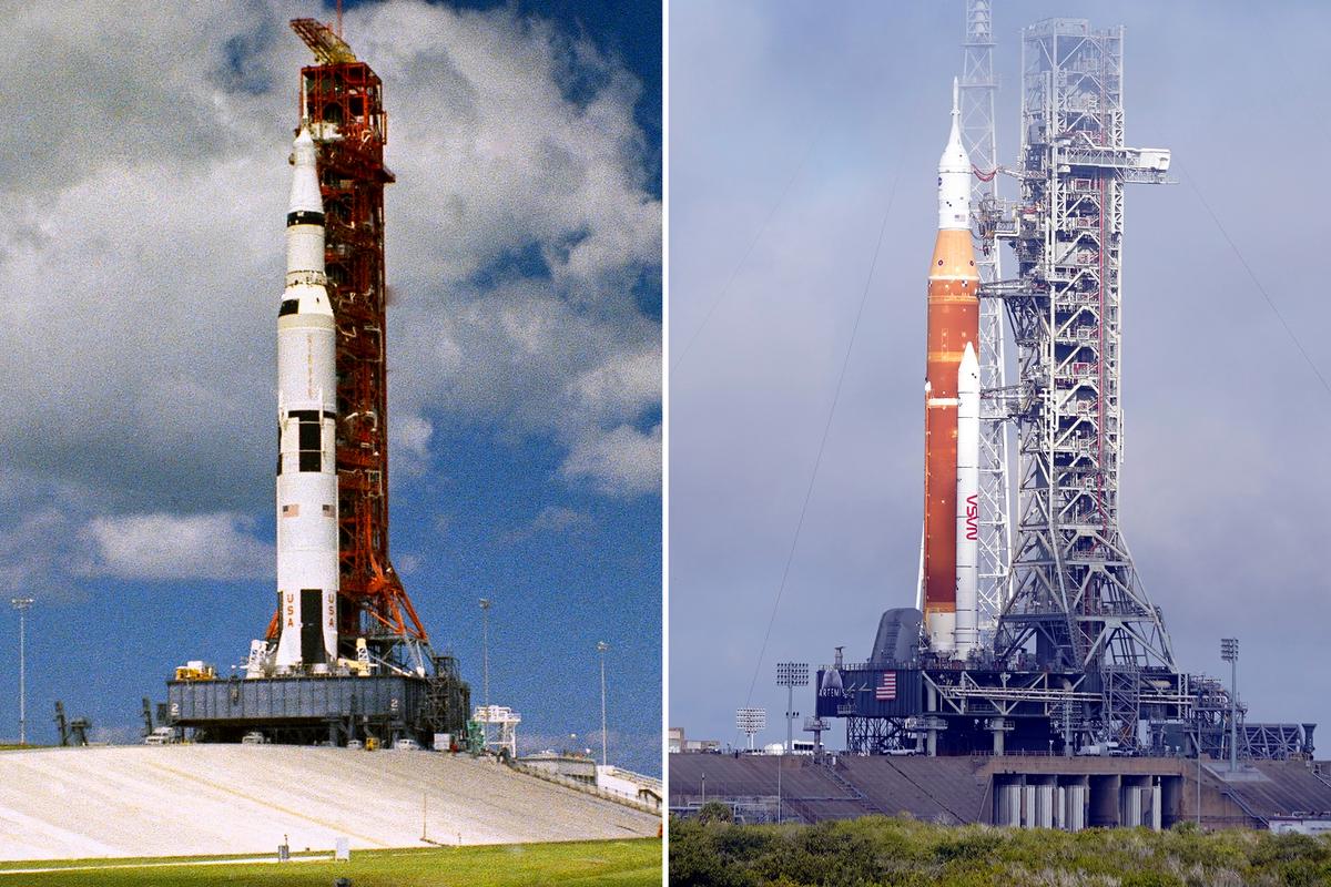 NASA Tests New Moon Rocket, 50 Years After Apollo