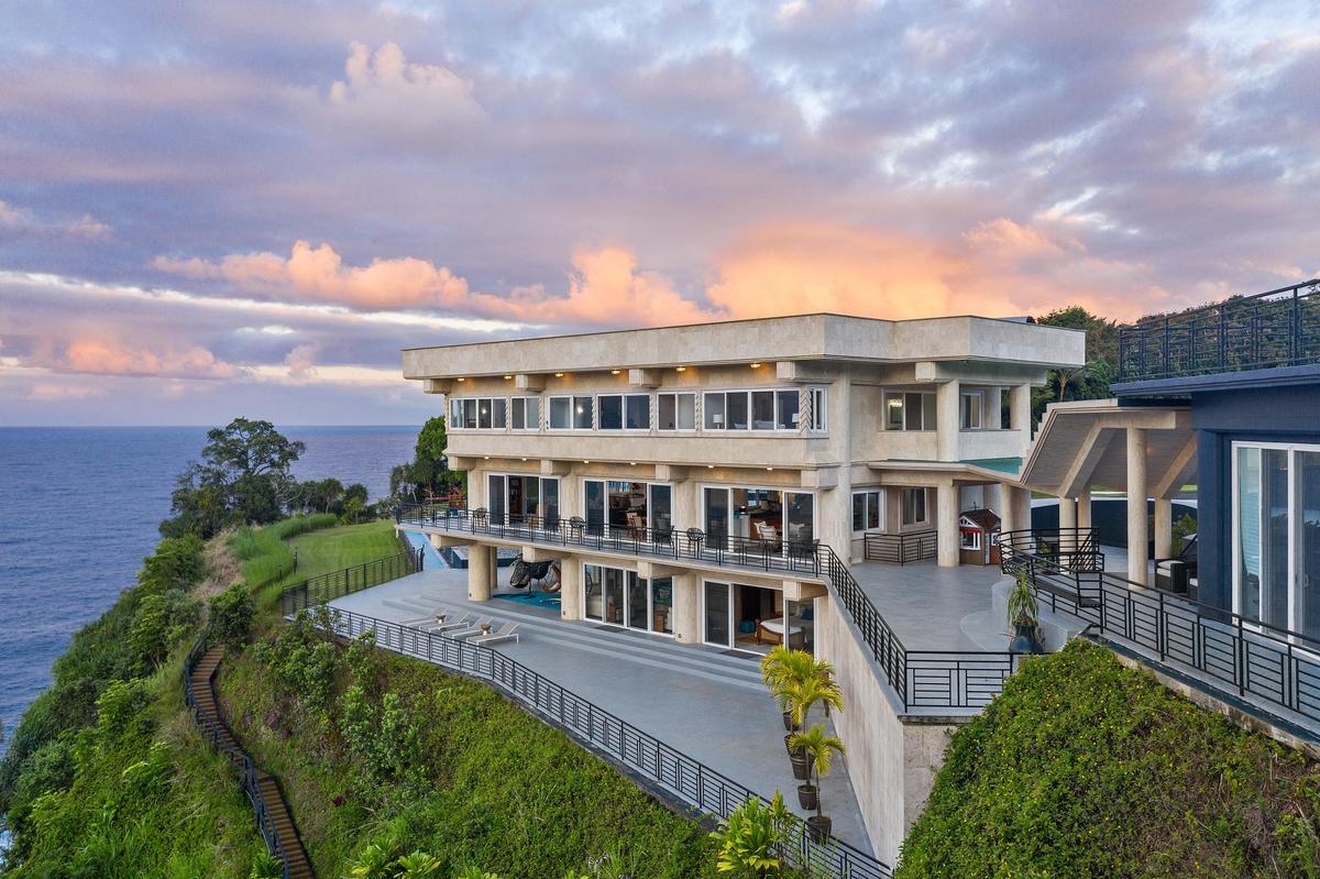 The home has three main levels as well as a rooftop gathering area ideal for whale watching, barbecues, or stargazing. (Sotheby's Concierge Auctions)